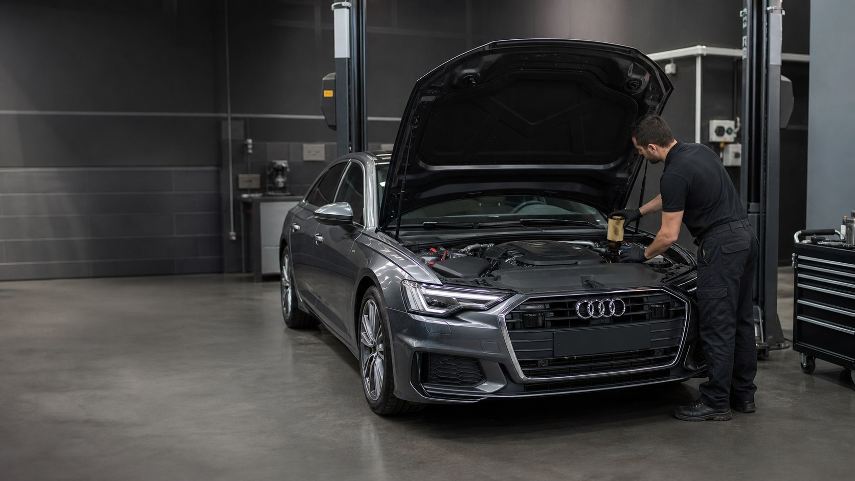 Замена масла Audi A6 в Казани