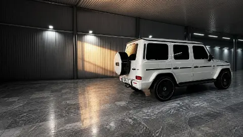 Mercedes-AMG G63: установка пружин H&R