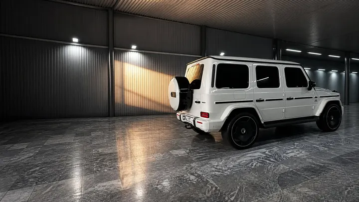 Установка пружин H&R на Mercedes-AMG G63 W463A в Казани