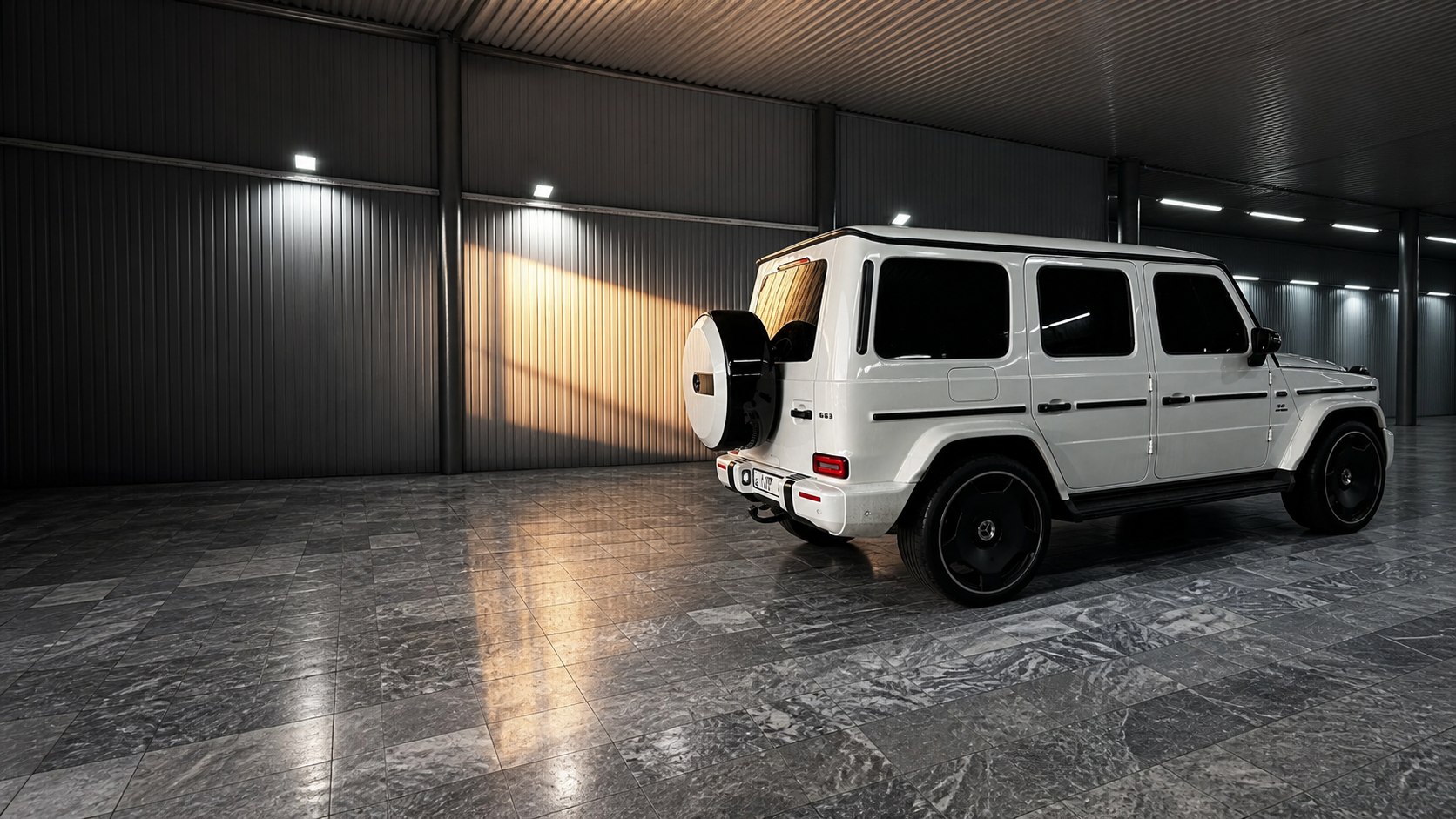 Установка пружин H&R на Mercedes-AMG G63 W463A в Казани
