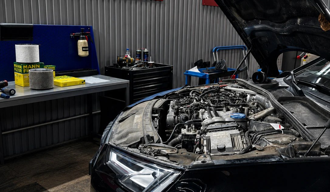Техническое обслуживание Audi A7: замена масла и фильтров