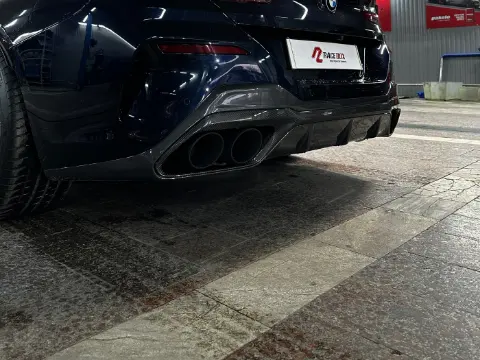 Насадки и диффузор BMW 8 Series после установки в RaceBox