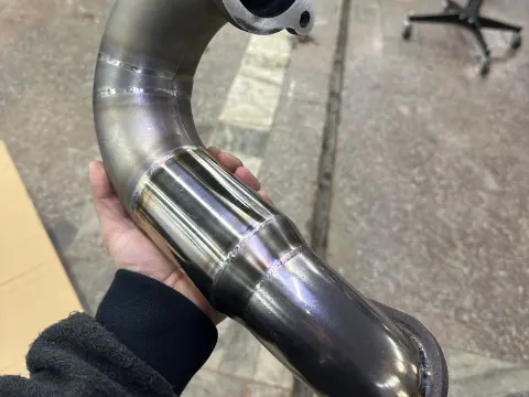 Фланец и геометрия downpipe Chery Arrizo 8
