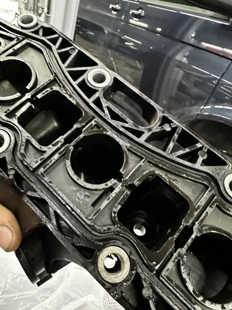 Очищенные заслонки впускного коллектора Volkswagen 2.0 TDI