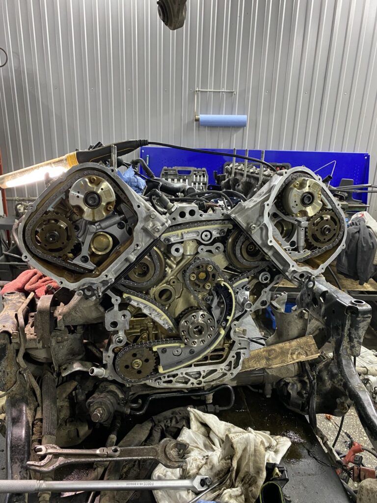 замена цепи ауди